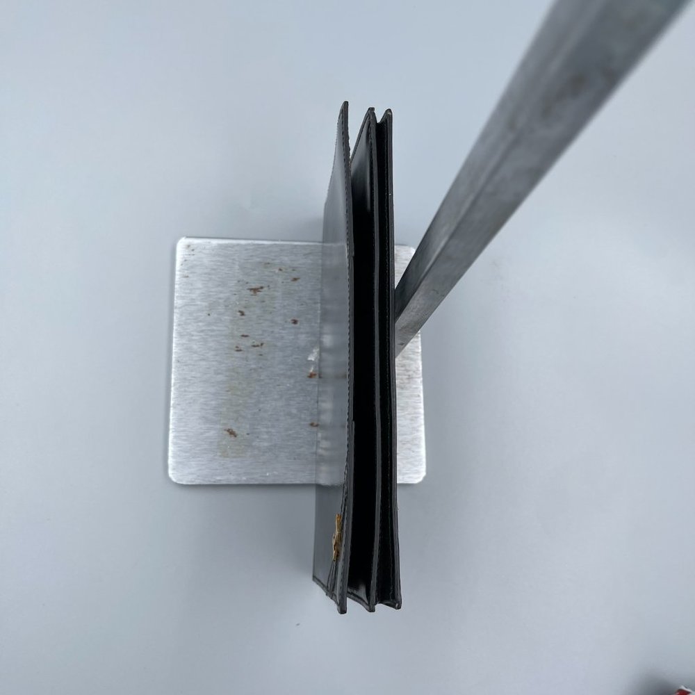 HERMES BLACK LONG WALLET - Picture 9 of 10